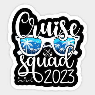 Cruise Squad 2023 Vacation Matching Family Group Squad Sticker